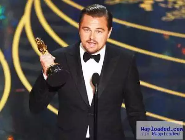 FINALLY, Leonardo DiCaprio Wins His First Academy Award (Photos)